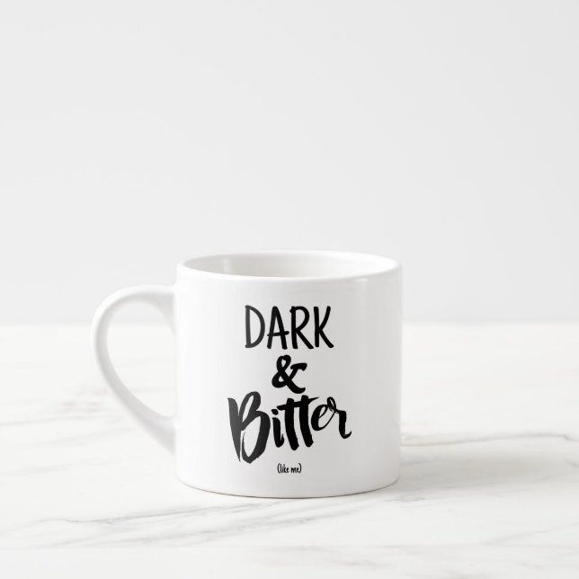Espresso-mugg - Mörk och bitter Espressomugg (Vänster)