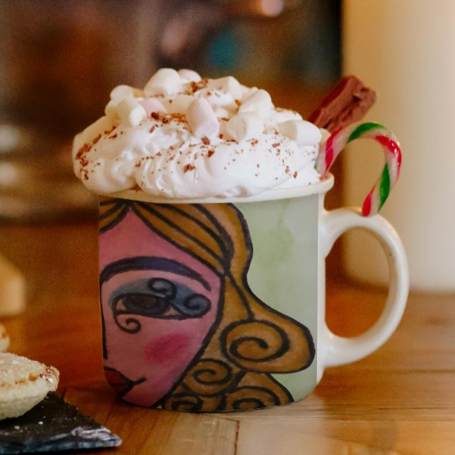 Espresso Mugg (Whimsical Woman 02) Espressomugg (Skapare uppladdad)