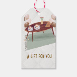 Espresso och ballonger presentetikett