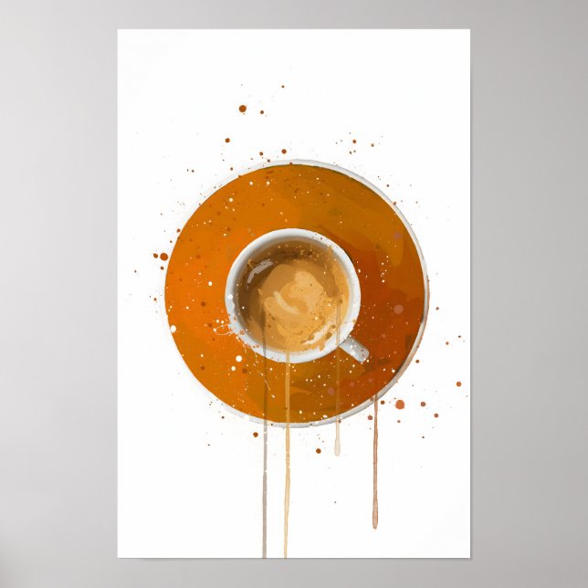 Espresso Orange Poster (Framsidan)