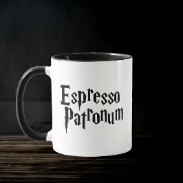 Espresso Patronum Funny Pun-Trendig citat Mugg