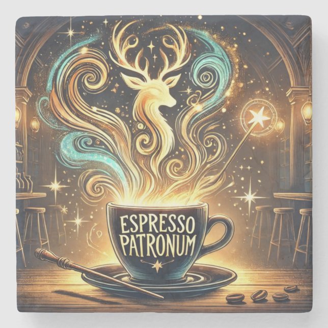 Espresso Patronum Stenunderlägg (Framsidan)