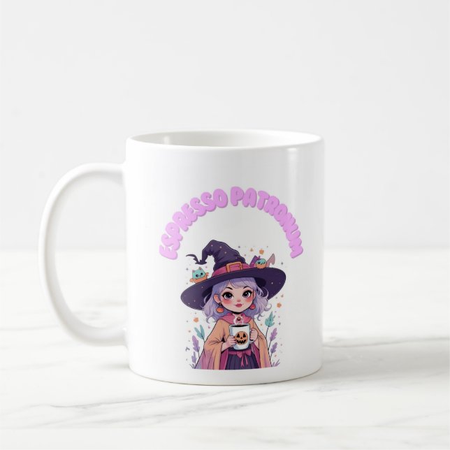 Espresso Patronum Witch Mug – Cozy Pastel Witch 11 Kaffemugg (Vänster)