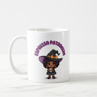 Espresso Patronum Witch Mug – Cute Witch with Bow  Kaffemugg