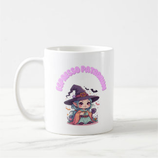 Espresso Patronum Witch Mug - Kawaii 11oz Ceramic  Kaffemugg
