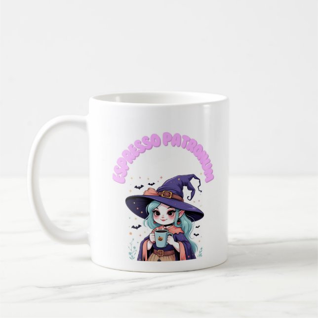 Espresso Patronum Witch Mug – Pastel Witch 11oz Ce Kaffemugg (Vänster)