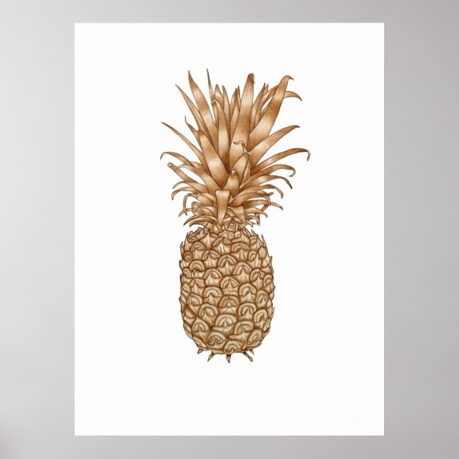Espresso Pineapple Poster (Framsidan)