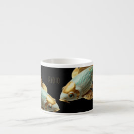 Espresso/Porcelain Koi/Specialty Mugg Espressomugg