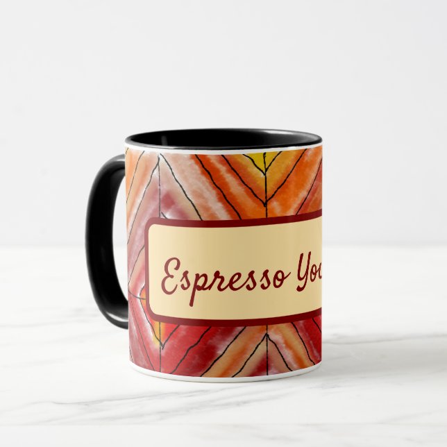 Espresso själv! Kaffe Mugg (Framsida vänster)
