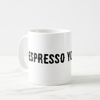 Espresso själv kaffemugg