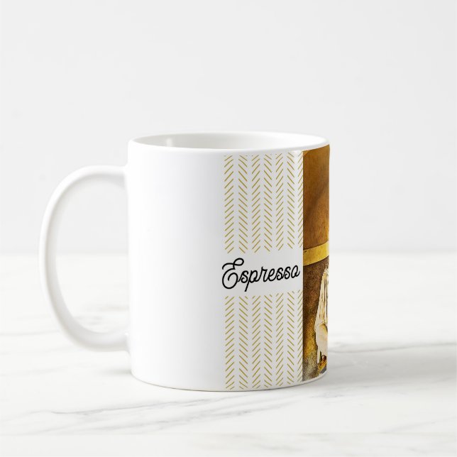 Espresso själv! Konst Kaffemugg (Vänster)