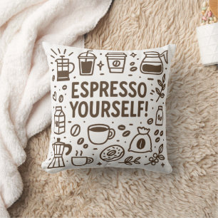 Espresso själv! kudde