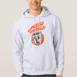 Espresso Själv! Rolig Kaffe Hoodie