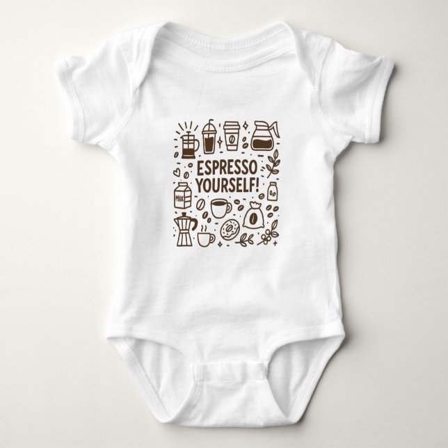 Espresso själv! t shirt (Framsida)