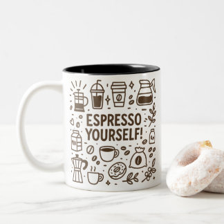 Espresso själv! Två-Tonad mugg