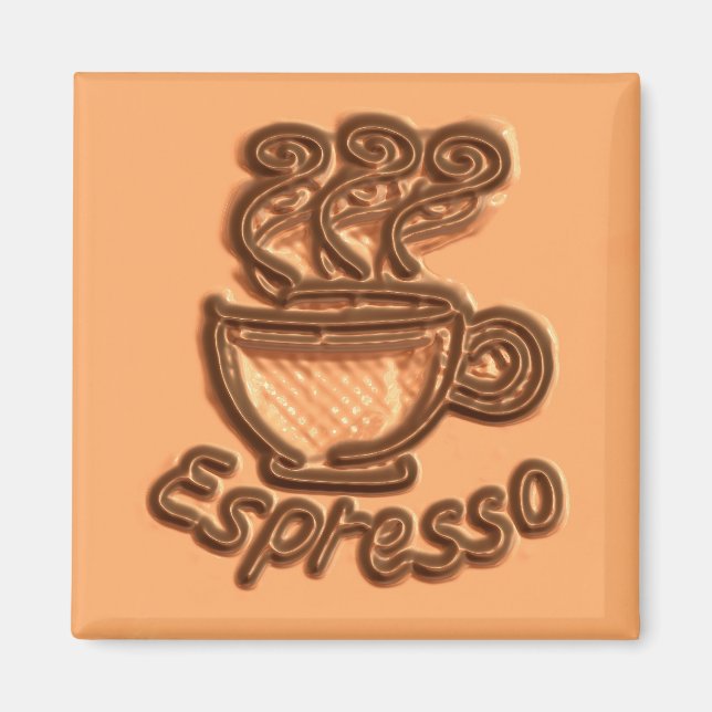 Espresso Tile Magnet (Framsidan)