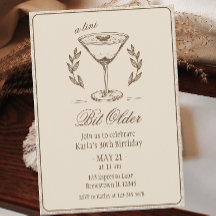 Espresso Tini Bit Older Elegant 30års födelsedag