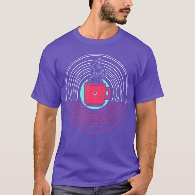 Espresso Vinyl flicka T Shirt (Framsida)
