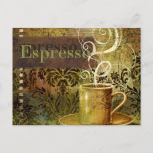 Espresso Vykort