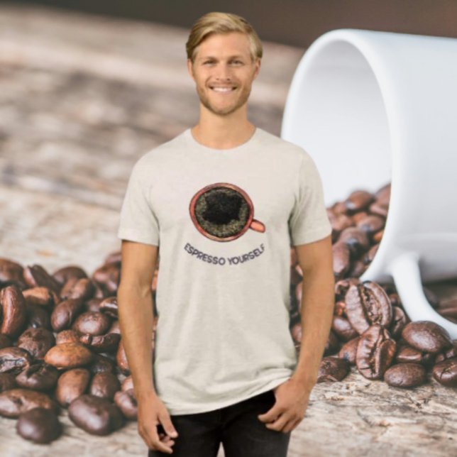 Espresso You Top View T Shirt (Skapare uppladdad)