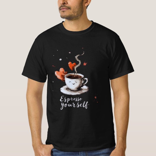 Espresso Your Self T-shirt (Framsida)