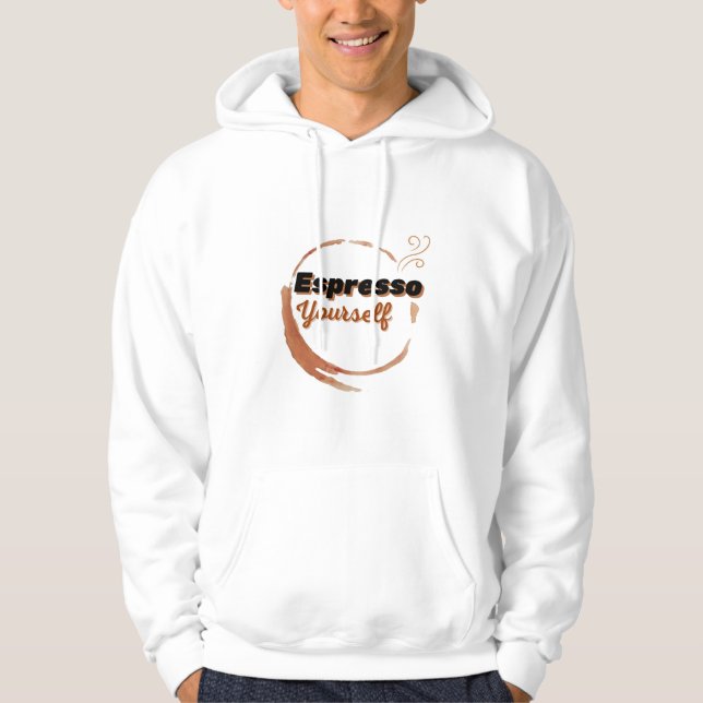Espresso Yourself Coffee Sweatshirt (Framsida)
