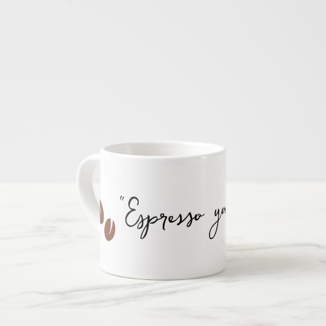 "Espresso Yourself" Espressomugg (Framsida vänster)