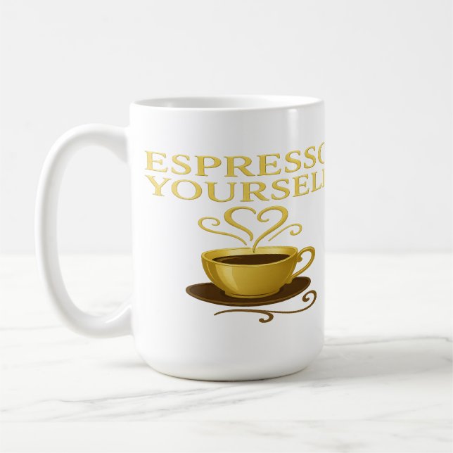 Espresso Yourself - Golden Coffee Kopp Edition (Vänster)