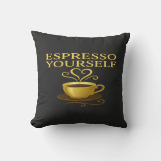 Espresso Yourself™ - Golden Kopp Edition Kudde