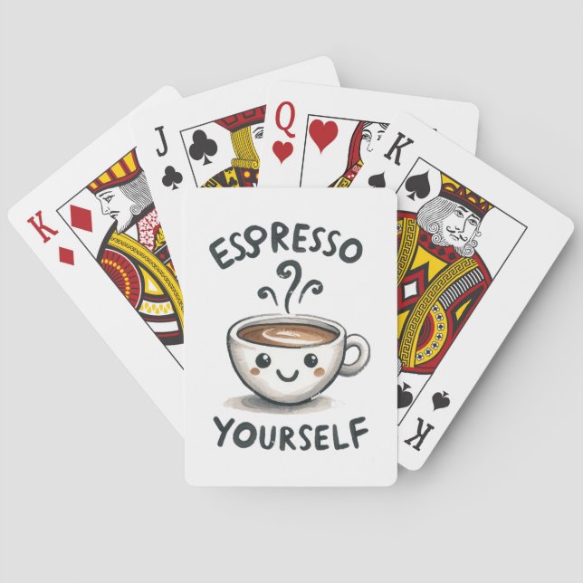 Espresso Yourself kaffe Casinokort (Baksidan)