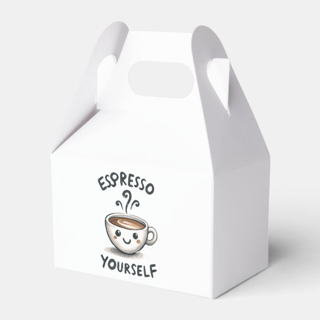 Espresso Yourself kaffe Presentaskar (Framsidan Sidan)