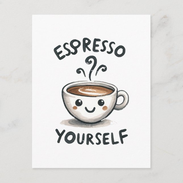 Espresso Yourself kaffe Tilläggskort (Framsida)