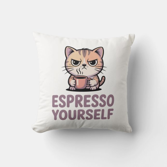 Espresso Yourself Kudde (Framsida)