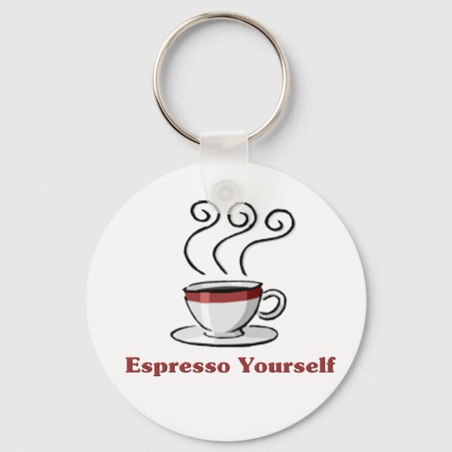 Espresso Yourself Nyckelring (Framsida)