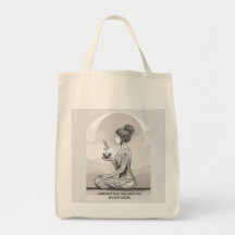 Espresso Zen Meditation Tote Bag
