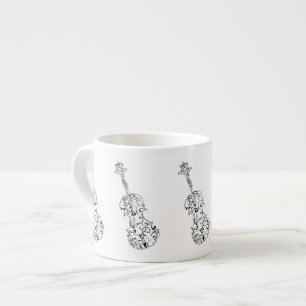 Espressofiolen fodrar teckningen espressomugg