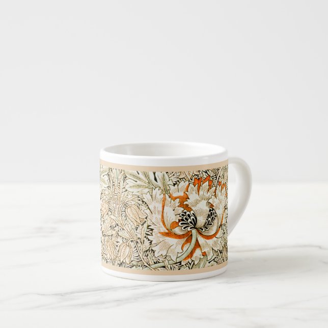 ESPRESSOKOPP : WILLIAM MORRIS : HONEYSUCKLE (Framsida höger)