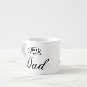 Espressomugg för pappa No.1 - fars daggåva