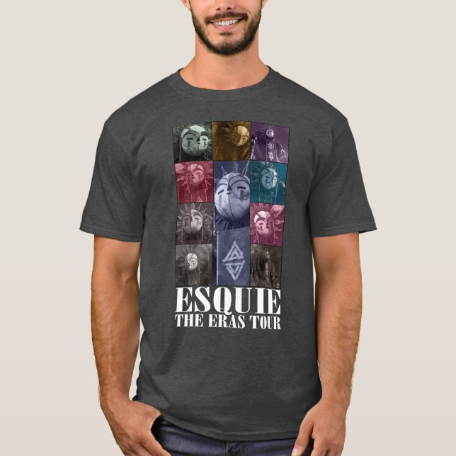 Esquie Erasour Clair Obscur vänner T Shirt (Framsida)