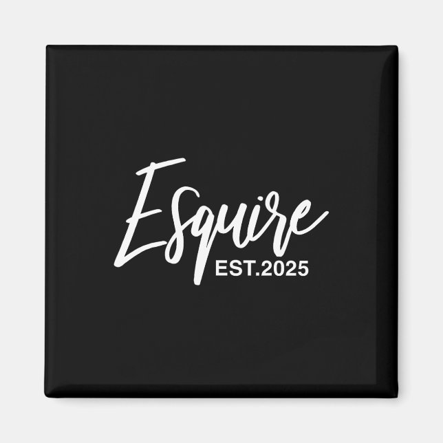 Esquire Est 2025 Future Lawyers Law Student Gradua Magnet (Framsidan)