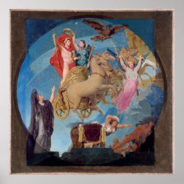 Esquisse pour l'Hôtel de Ville de Paris : Apothéos Poster