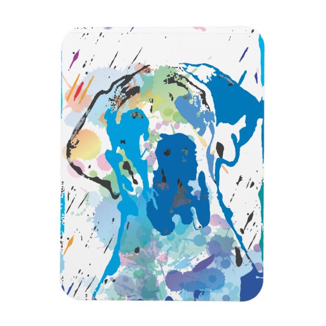 Esra Dogge auf Magnet (Vertikal)