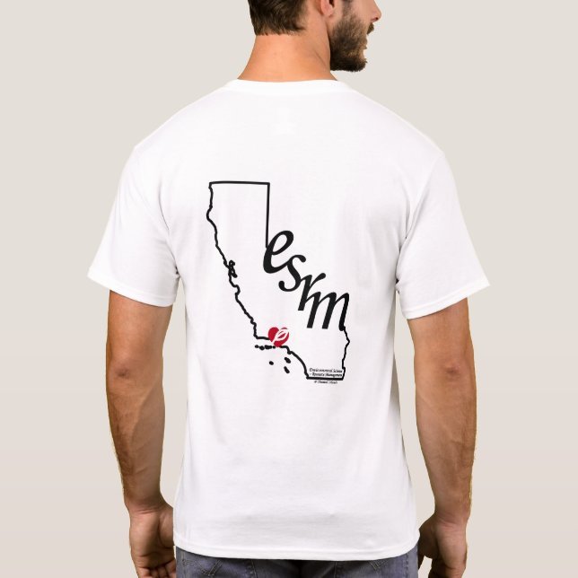 ESRM Kalifornien Hjorta T-shirt (Baksida)