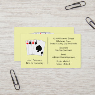 Ess Design Casino Visitkort