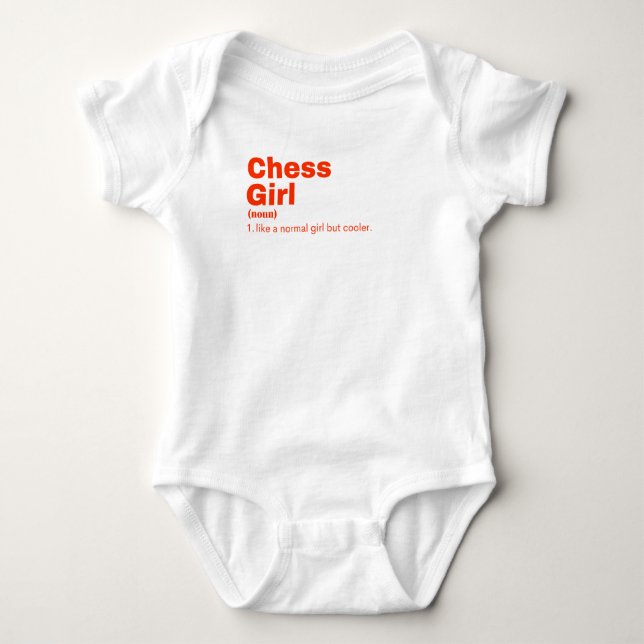 ess Girl - Chess T Shirt (Framsida)
