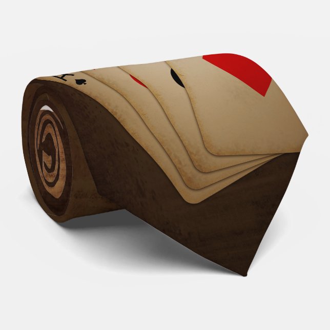 Ess High Casino Gambling Necktie Design Slips (Rullad)