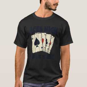 Ess hög hjärter högre Casino 1 T Shirt