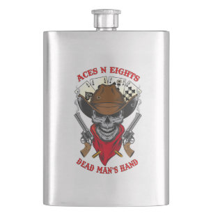 Ess N Eights Dead Man's Hand Cowboy Skull Fickplunta