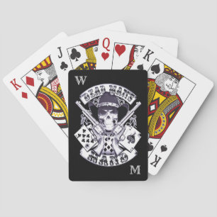 Ess N Eights Dead Man's Hand Personal Monogram Casinokort