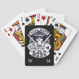 Ess N Eights Dead Man's Hand Personal Monogram Casinokort